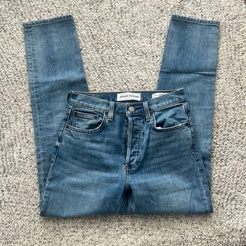 Denim Forum Yoko High Rise Slim 28L size 25
